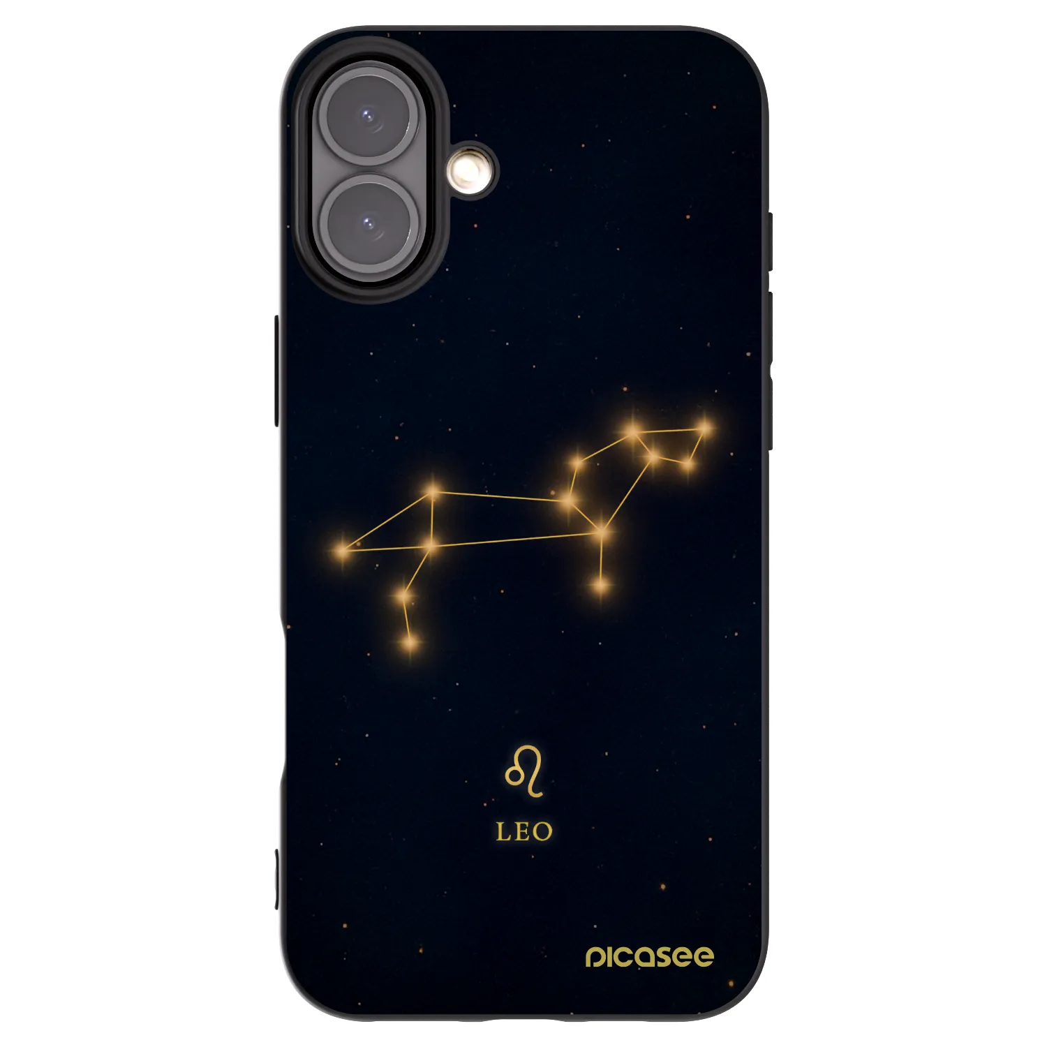 Picasee husă neagră din silicon pentru Apple iPhone 16 Plus - LEO