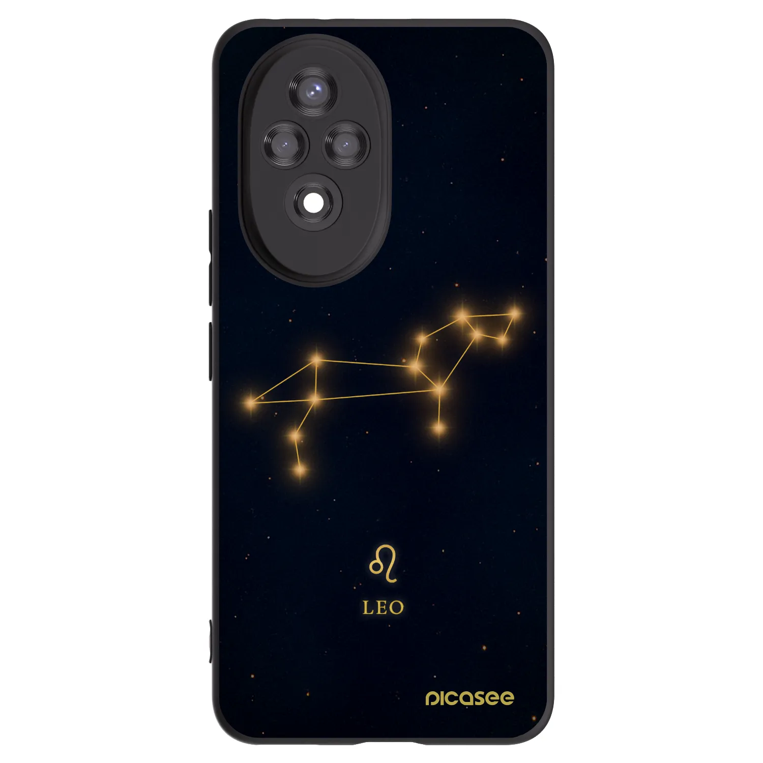 Picasee husă neagră din silicon pentru Honor 200 Pro 5G - LEO