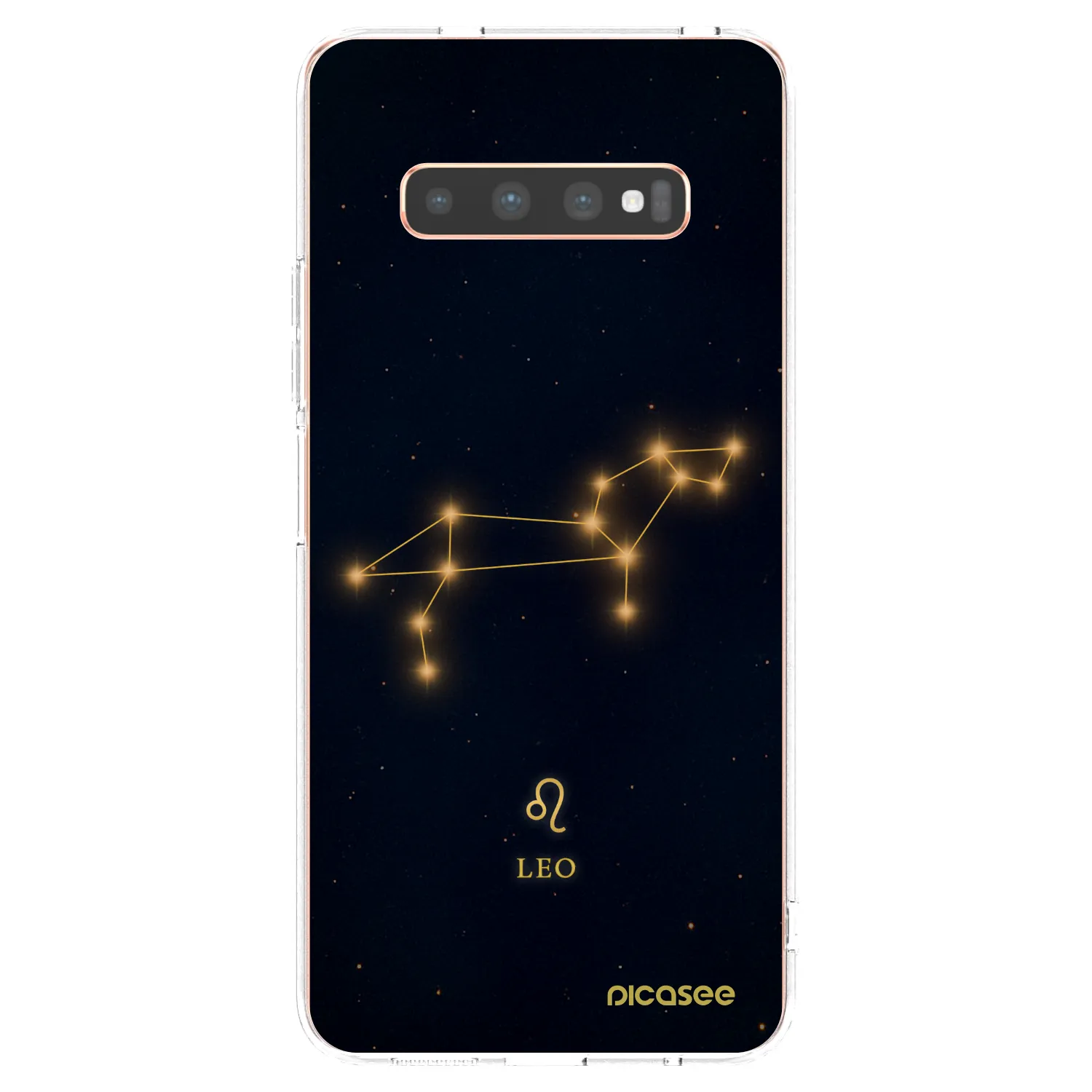 Picasee husă transparentă din silicon pentru Samsung Galaxy S10 Plus G975 - LEO