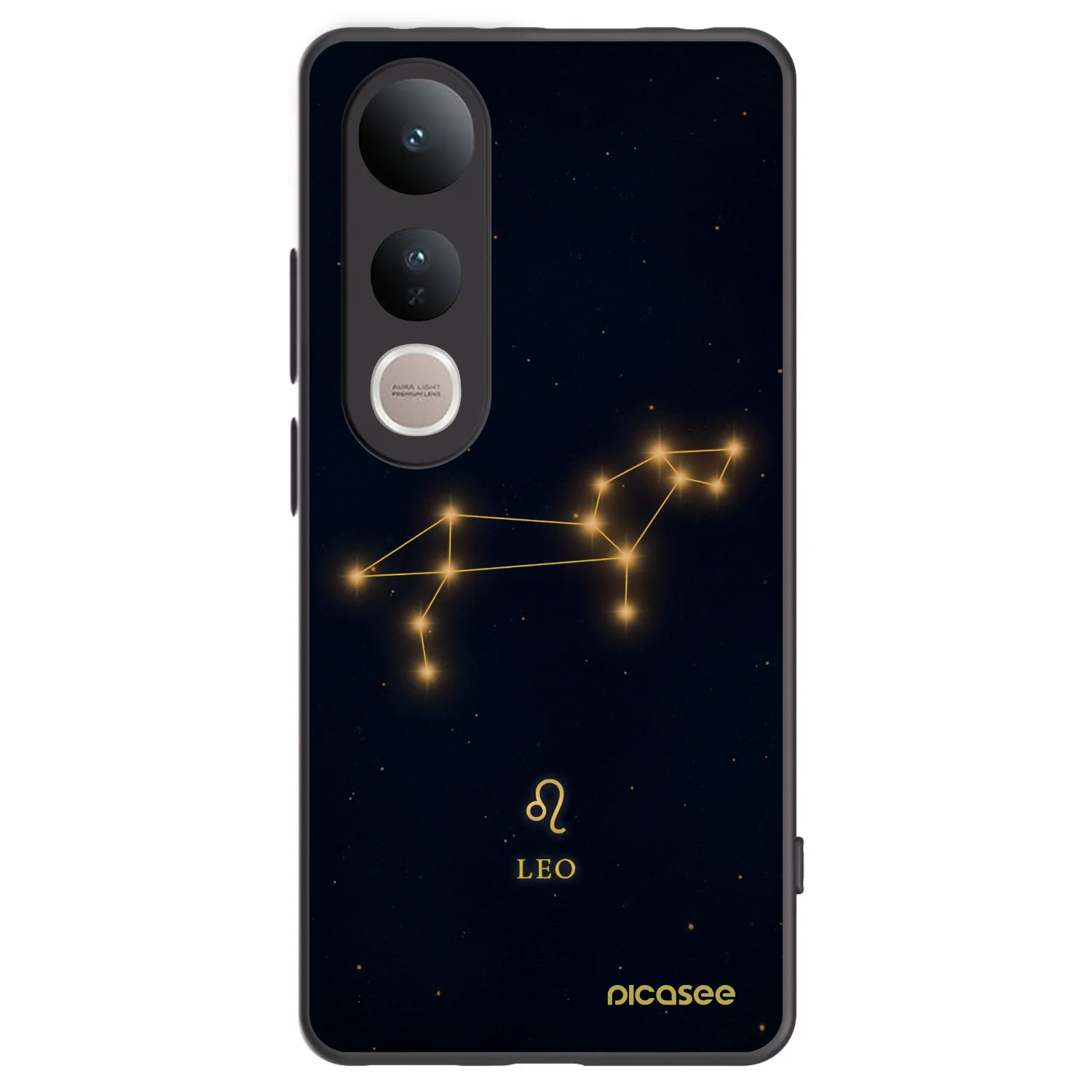 Picasee husă neagră din silicon pentru Vivo V50 Lite 5G - LEO