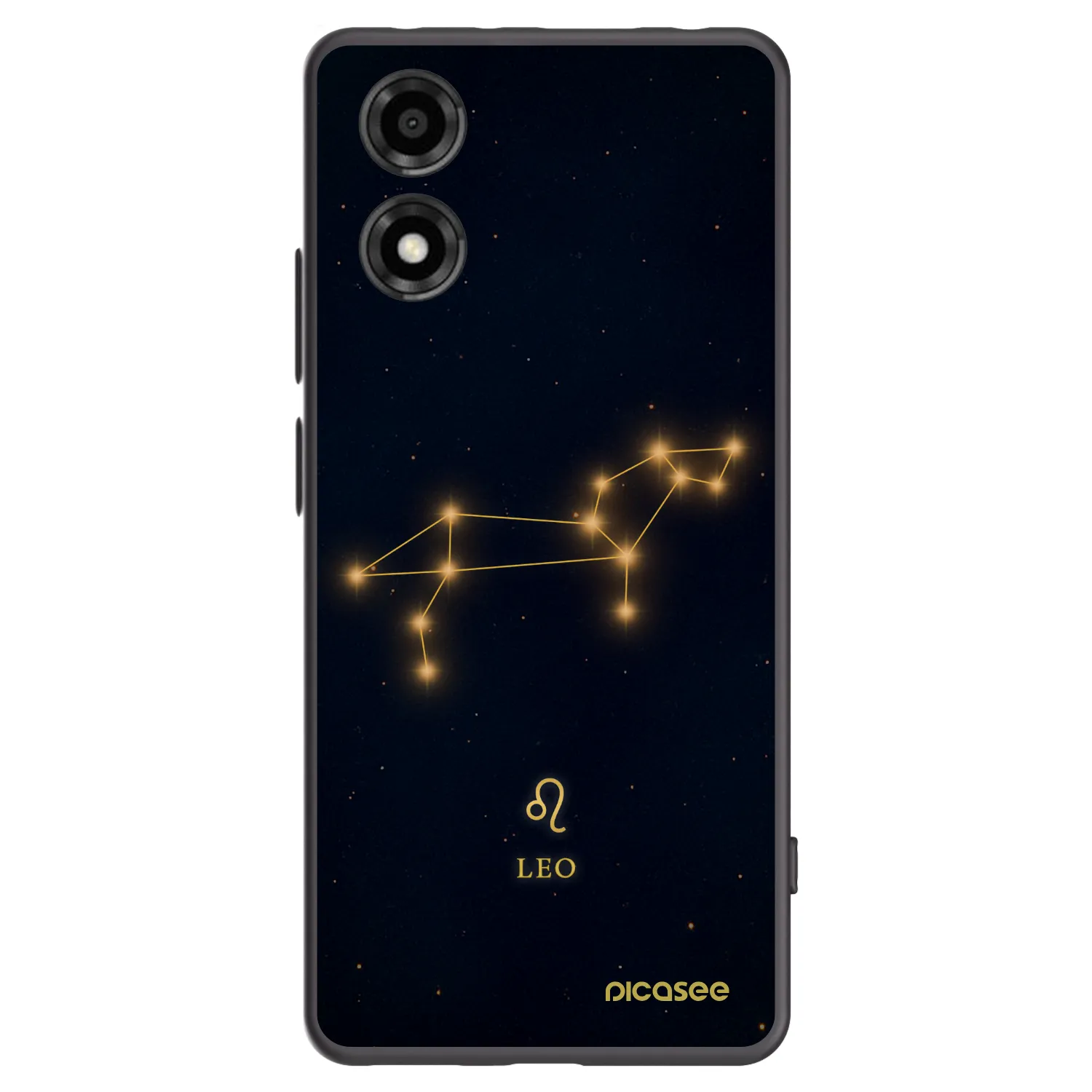 Picasee husă neagră din silicon pentru Motorola Moto E14 - LEO