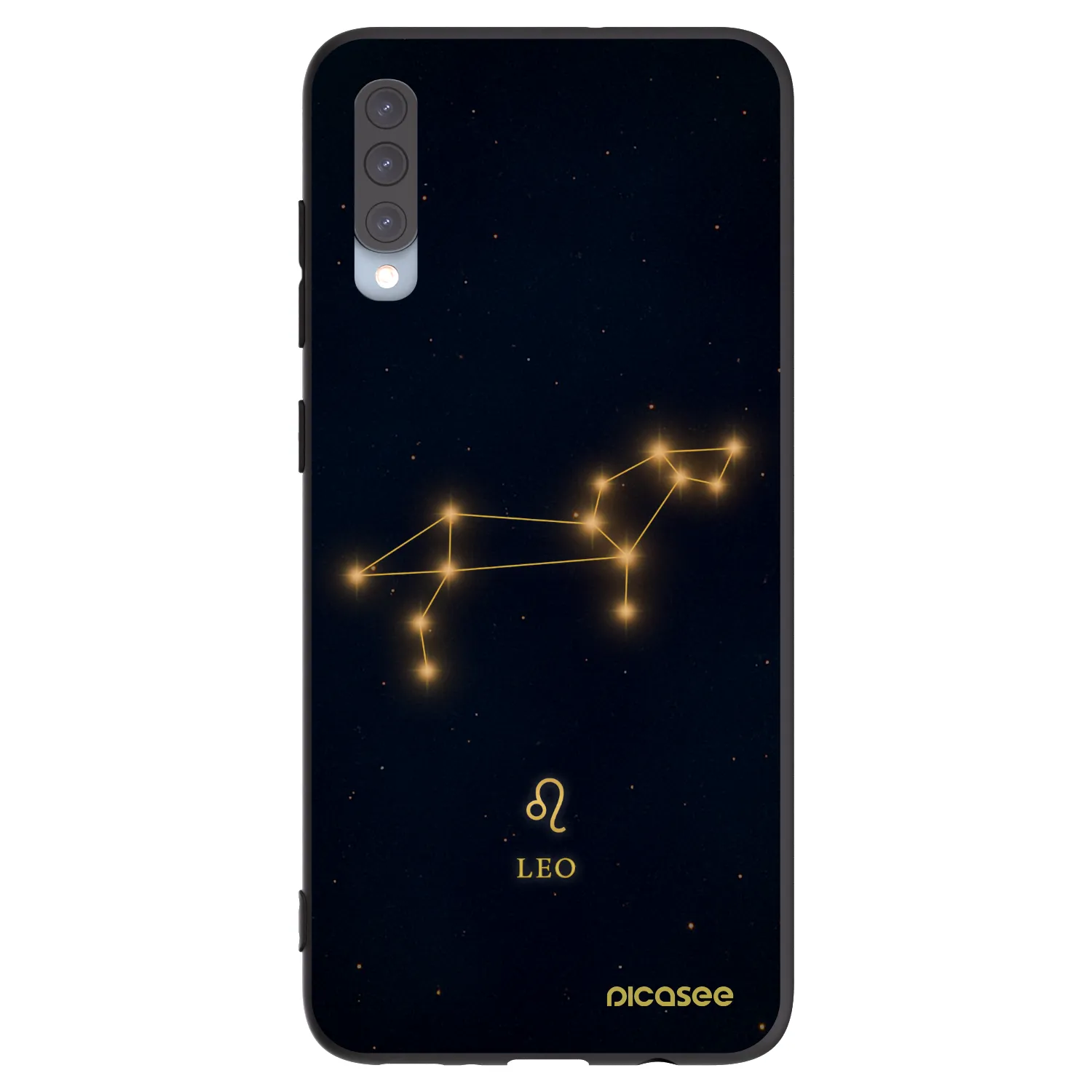Picasee husă neagră din silicon pentru Samsung Galaxy A70 A705F - LEO