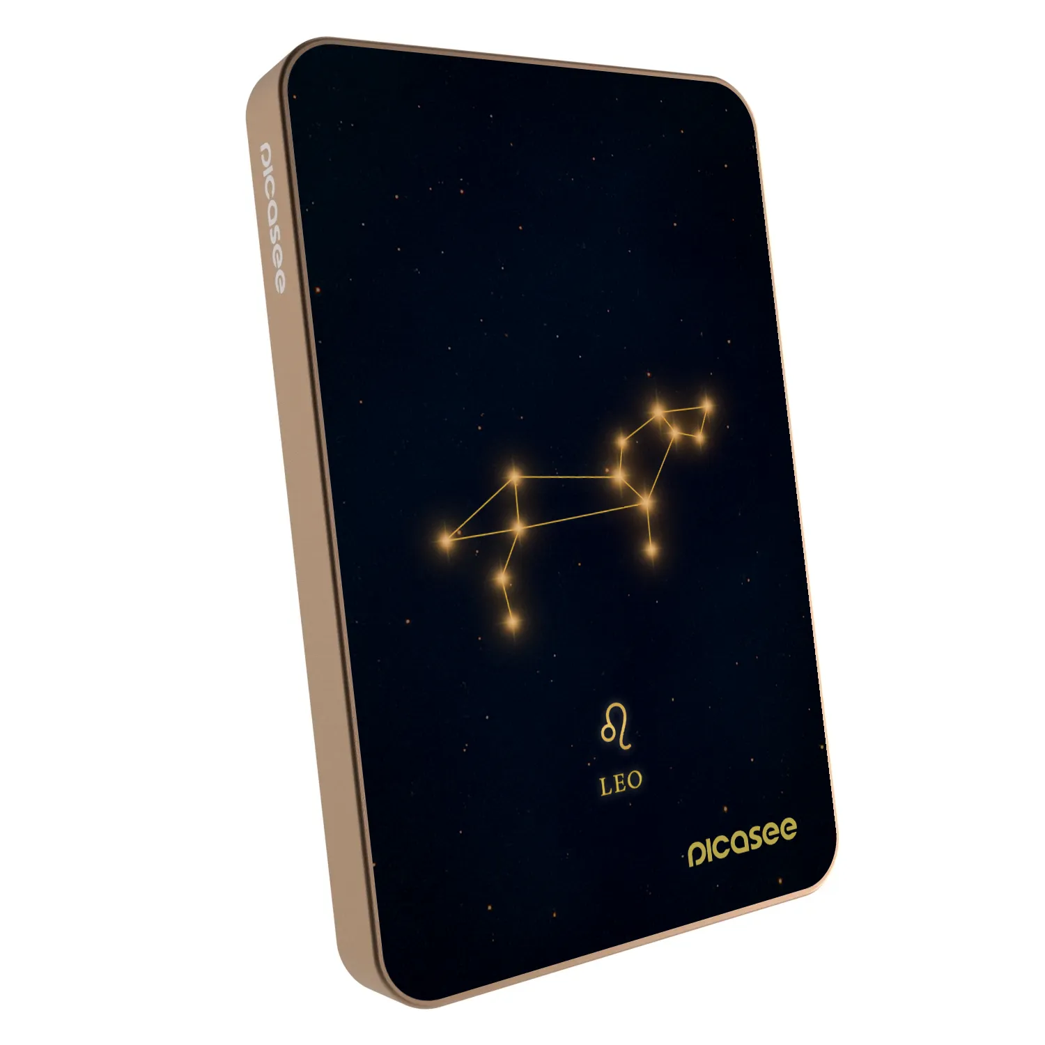 Picasee Powerbank cu MagSafe 5 000 mAh De aur - LEO