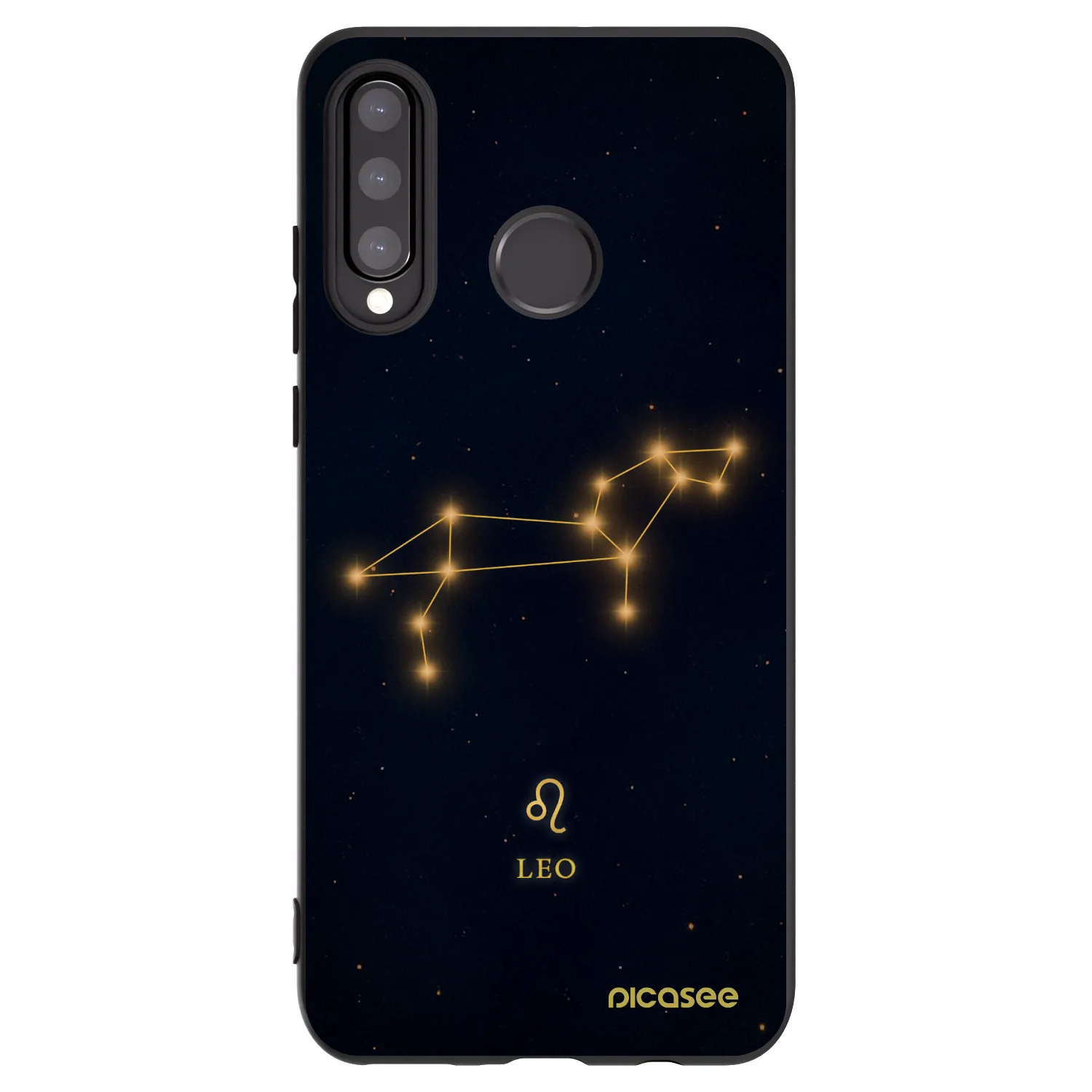 Picasee husă neagră din silicon pentru Huawei P30 Lite - LEO