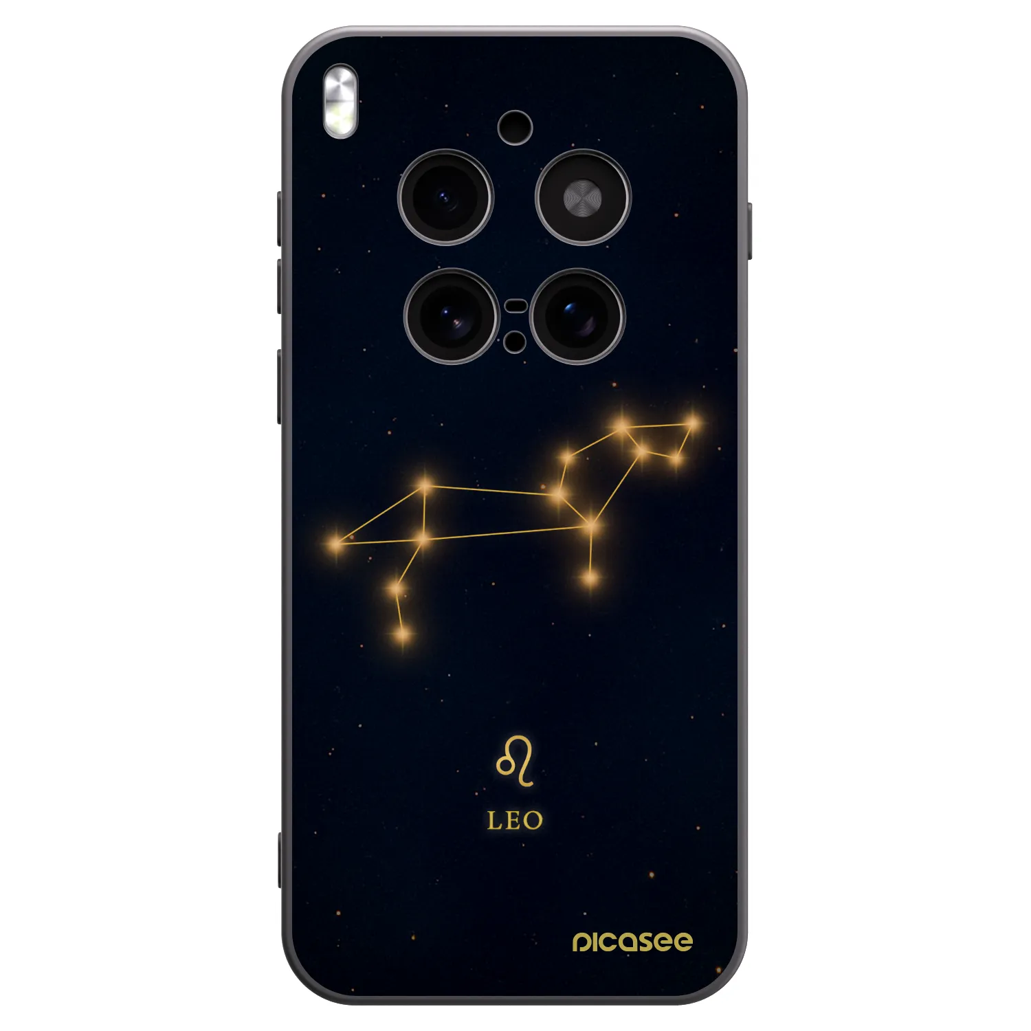 Picasee husă neagră din silicon pentru Vivo X300 Pro - LEO
