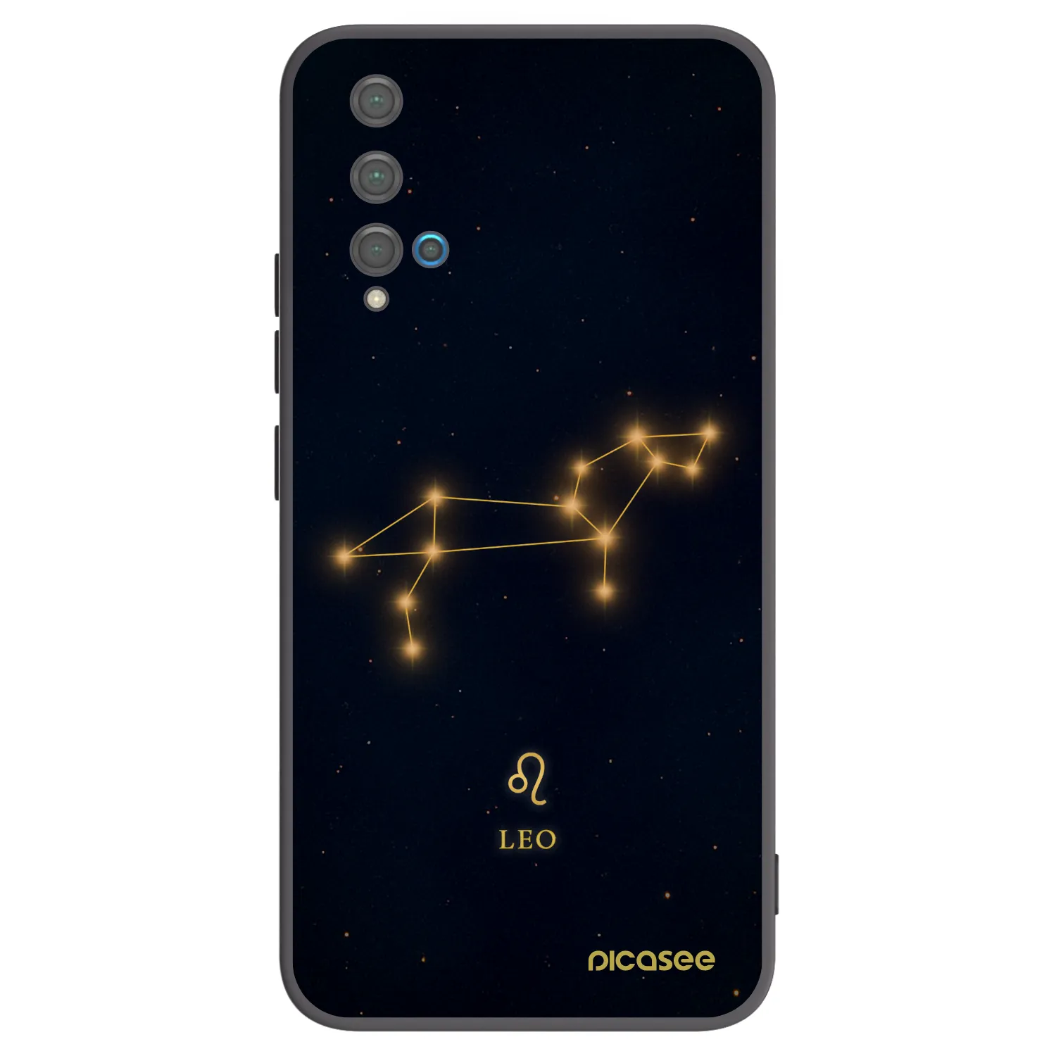 Picasee husă neagră din silicon pentru Huawei Nova 5T - LEO