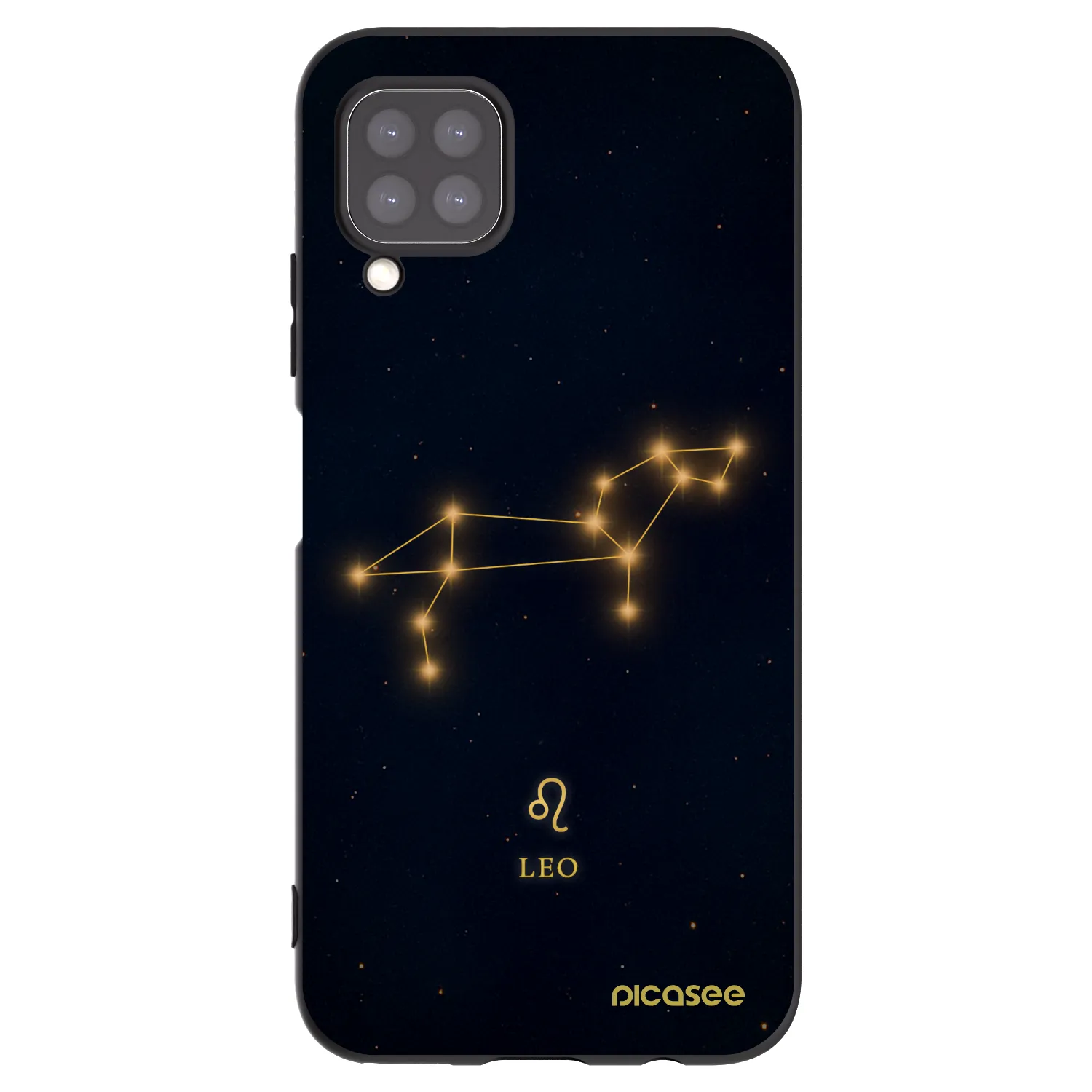 Picasee husă neagră din silicon pentru Huawei P40 Lite - LEO