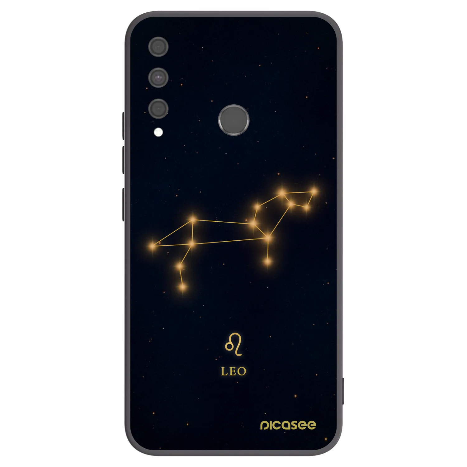 Picasee husă neagră din silicon pentru Huawei P40 Lite E - LEO