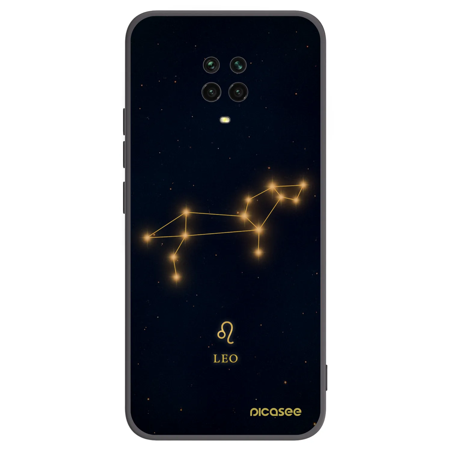 Picasee husă neagră din silicon pentru Xiaomi Redmi Note 9 Pro - LEO