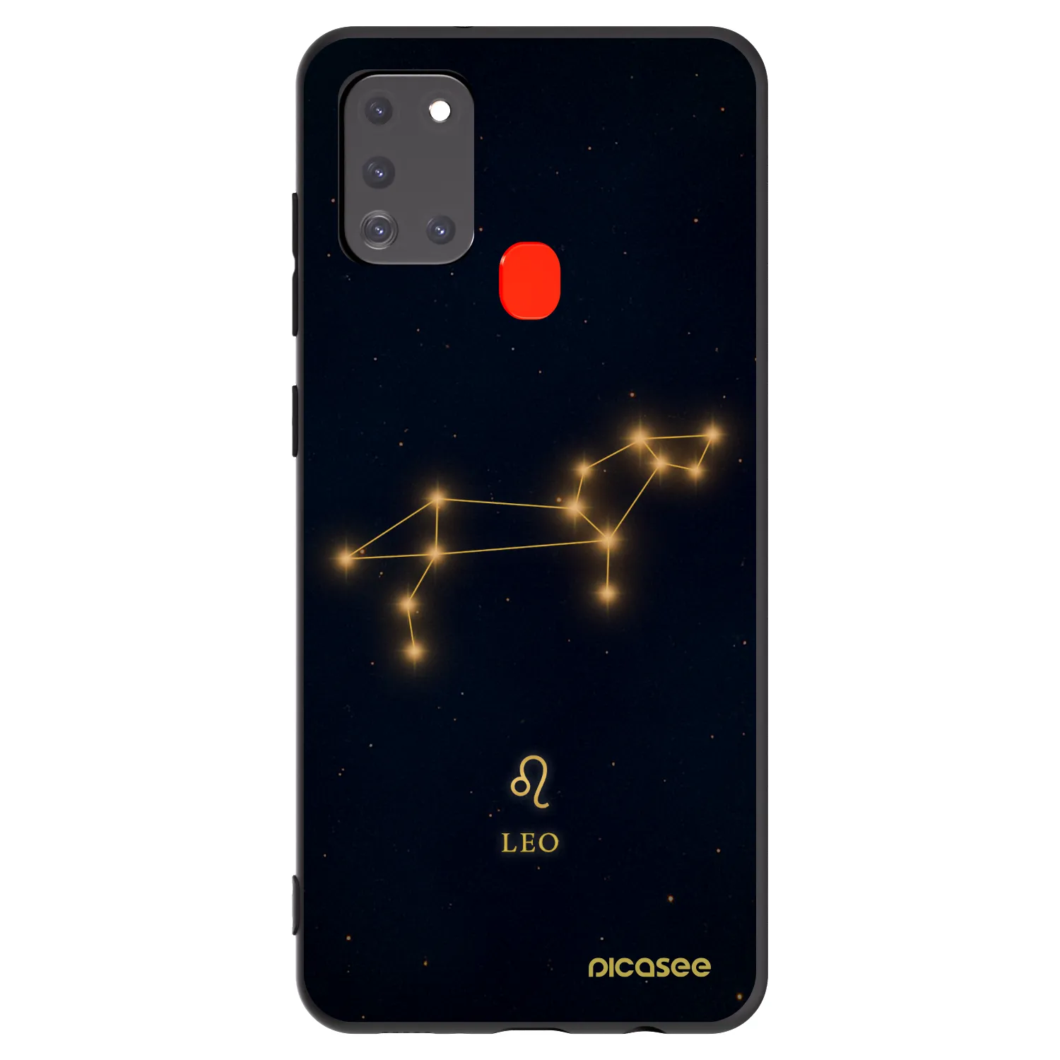 Picasee husă neagră din silicon pentru Samsung Galaxy A21s - LEO