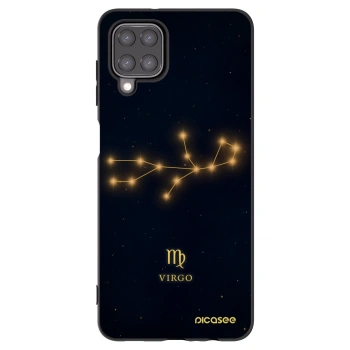 Picasee husă neagră din silicon pentru Samsung Galaxy A12 A125F - VIRGO