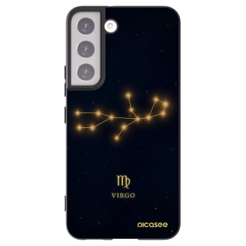 Picasee husă neagră din silicon pentru Samsung Galaxy S22 5G - VIRGO