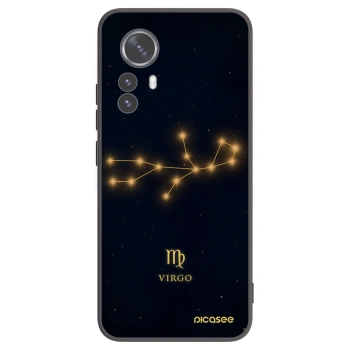 Picasee husă neagră din silicon pentru Xiaomi 12 Pro - VIRGO