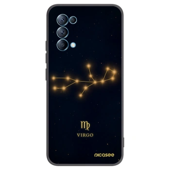 Picasee husă neagră din silicon pentru OPPO Reno 5 5G - VIRGO