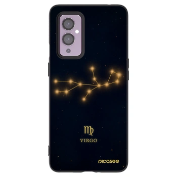 Picasee husă neagră din silicon pentru OnePlus 9 - VIRGO