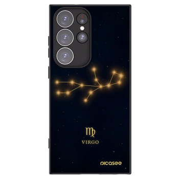 Picasee husă neagră din silicon pentru Samsung Galaxy S23 Ultra 5G - VIRGO