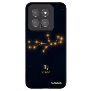 Picasee husă neagră din silicon pentru Xiaomi 14 - VIRGO