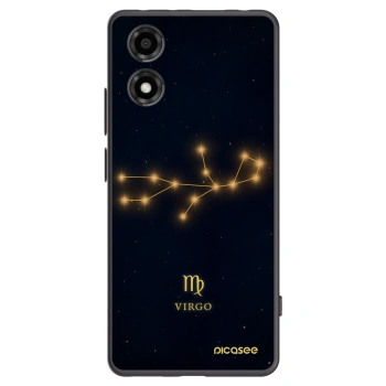 Picasee husă neagră din silicon pentru Motorola Moto E14 - VIRGO
