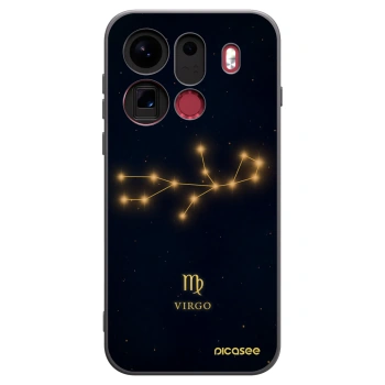 Picasee husă neagră din silicon pentru OPPO Find X9 Pro - VIRGO