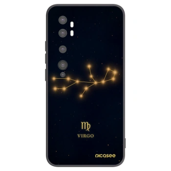 Picasee husă neagră din silicon pentru Xiaomi Mi Note 10 (Pro) - VIRGO