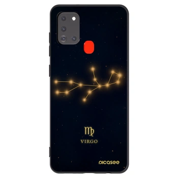 Picasee husă neagră din silicon pentru Samsung Galaxy A21s - VIRGO