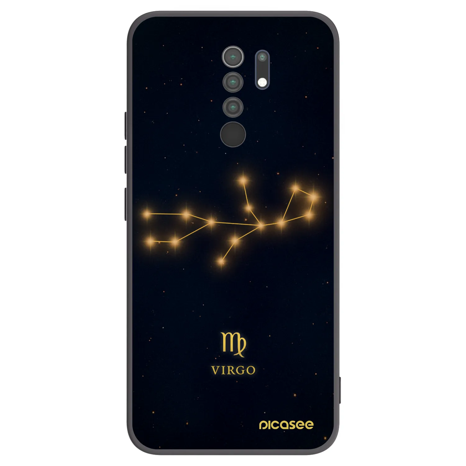 Picasee husă neagră din silicon pentru Xiaomi Redmi 9 - VIRGO