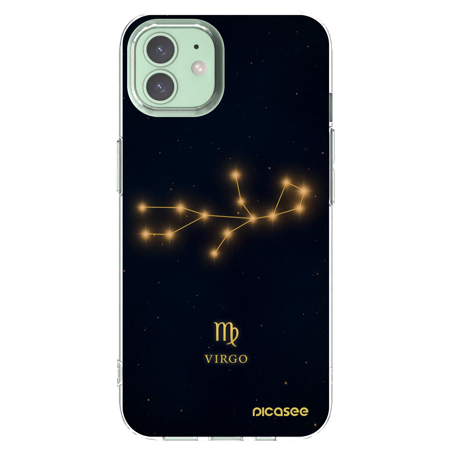 Picasee husă transparentă din silicon pentru Apple iPhone 12 Pro - VIRGO