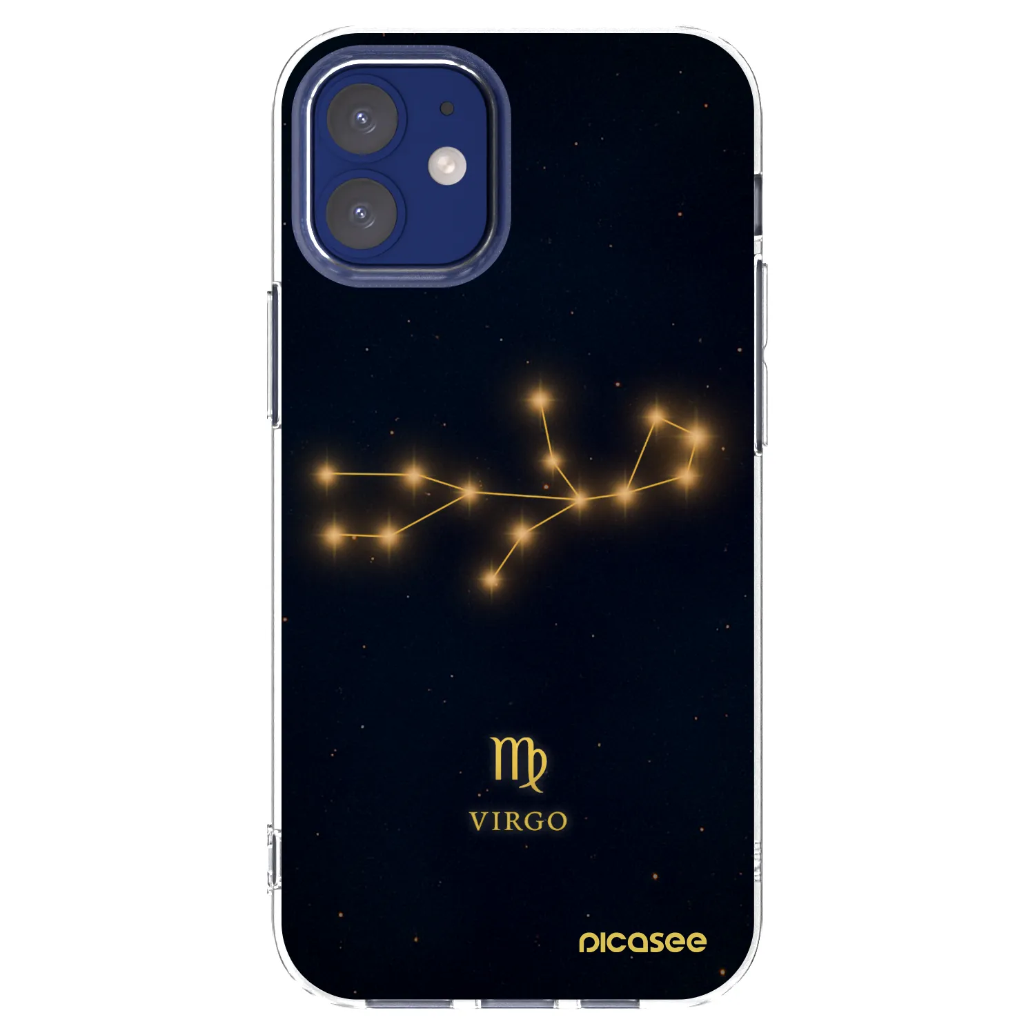 Picasee husă transparentă din silicon pentru Apple iPhone 12 mini - VIRGO