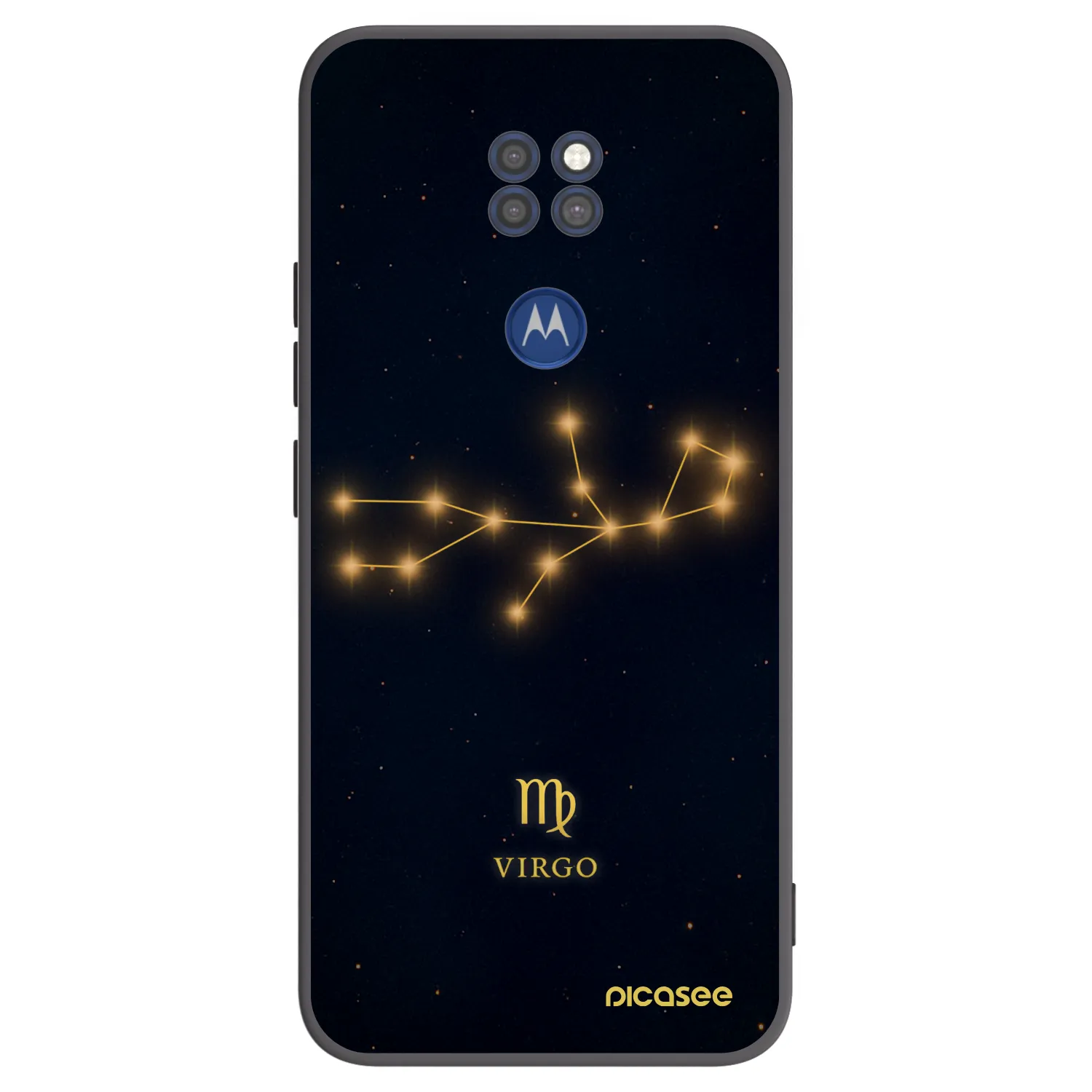 Picasee husă neagră din silicon pentru Motorola Moto G9 Play - VIRGO