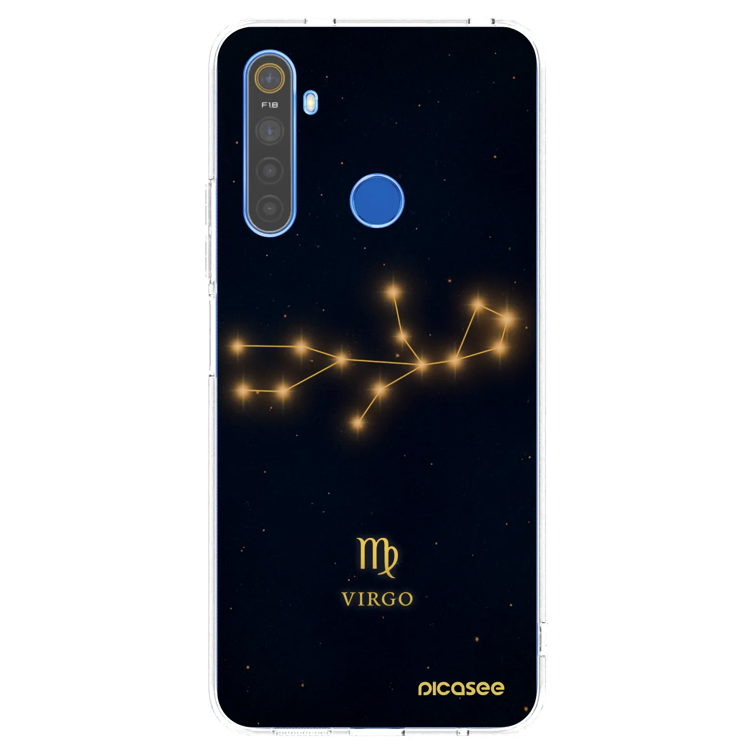 Picasee husă transparentă din silicon pentru Realme 5 - VIRGO
