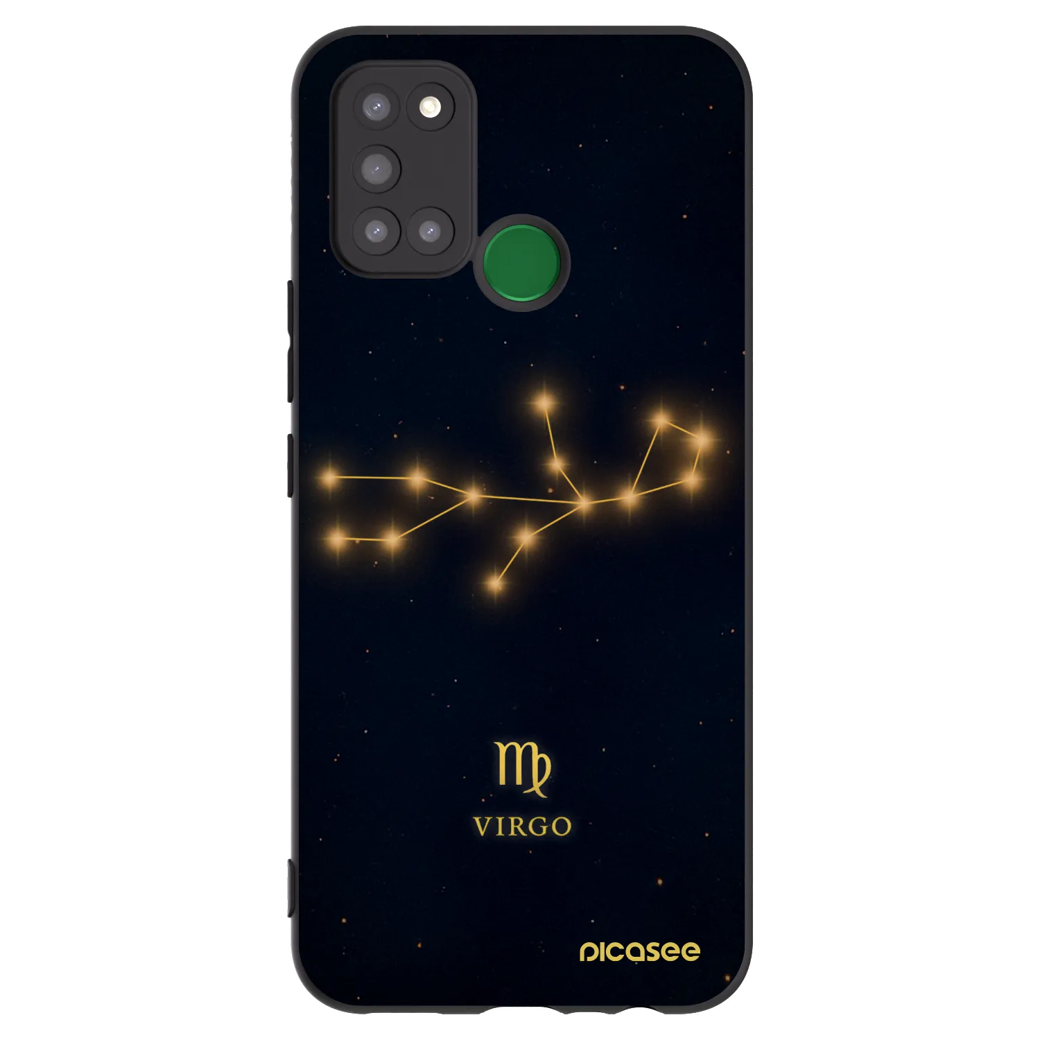 Picasee husă neagră din silicon pentru Realme 7i - VIRGO