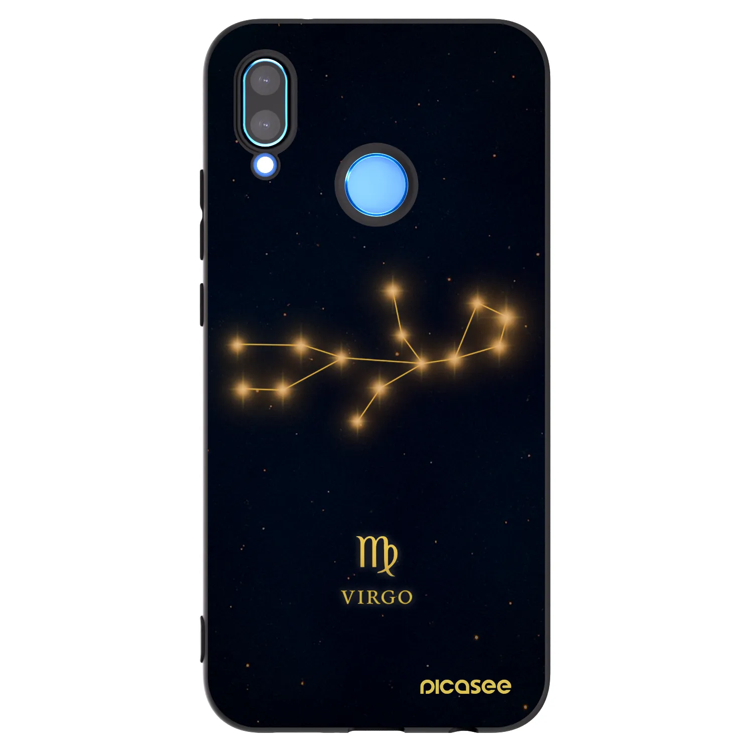 Picasee husă neagră din silicon pentru Huawei P20 Lite - VIRGO