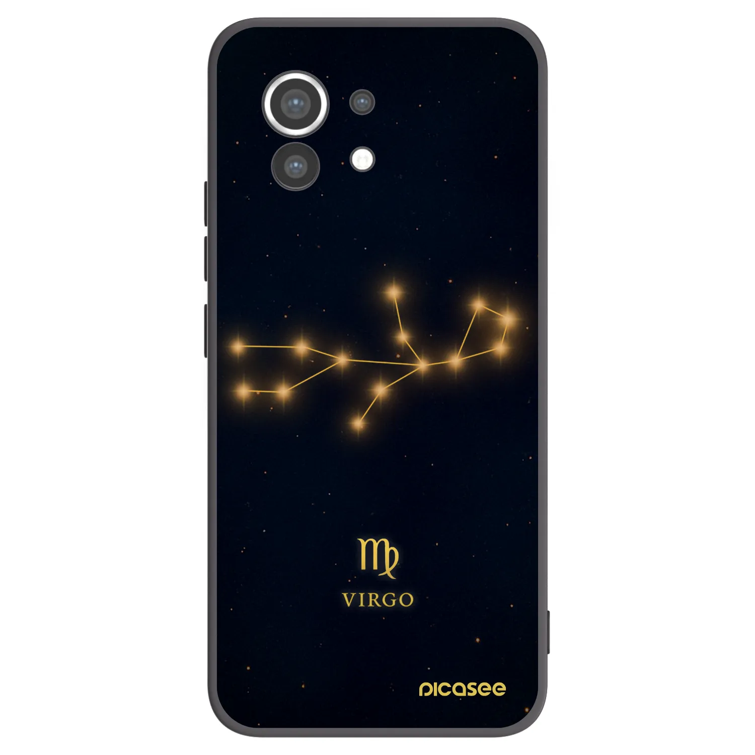 Picasee husă neagră din silicon pentru Xiaomi Mi 11 - VIRGO
