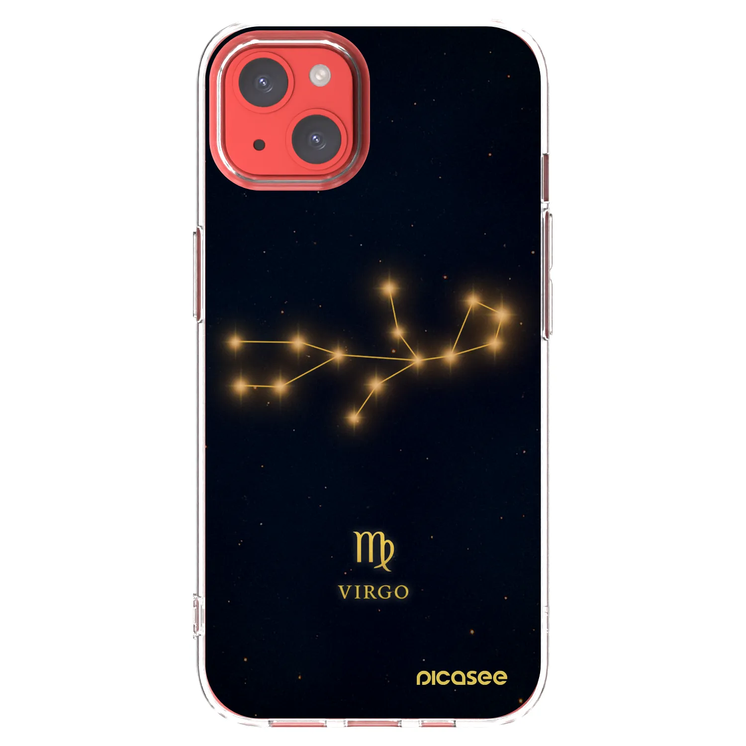 Picasee husă transparentă din silicon pentru Apple iPhone 13 - VIRGO