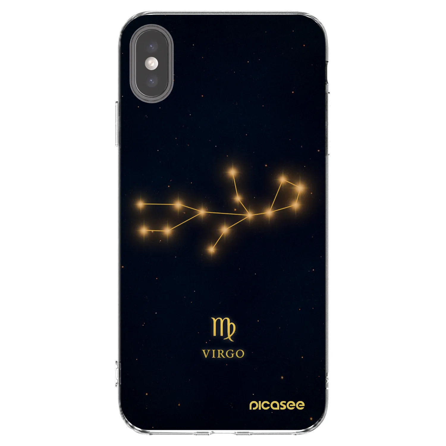 Picasee husă transparentă din silicon pentru Apple iPhone XS Max - VIRGO