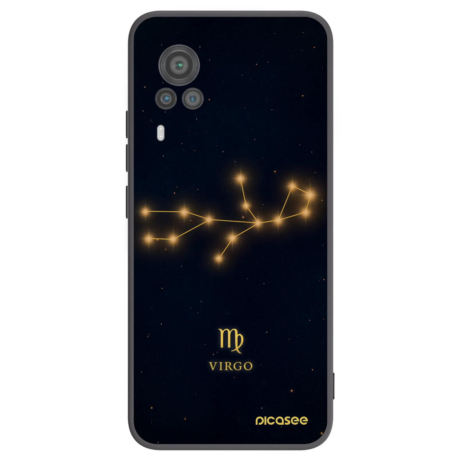Picasee husă neagră din silicon pentru Vivo X60 Pro 5G - VIRGO