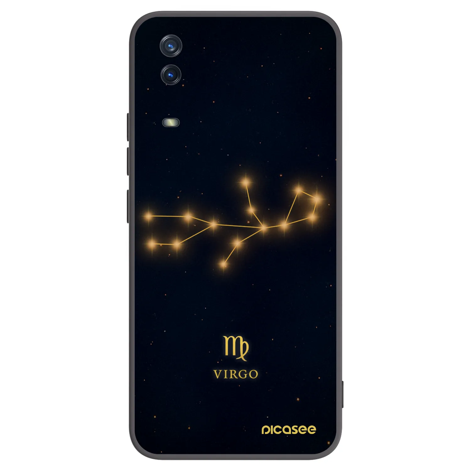 Picasee husă neagră din silicon pentru Vivo Y11s - VIRGO