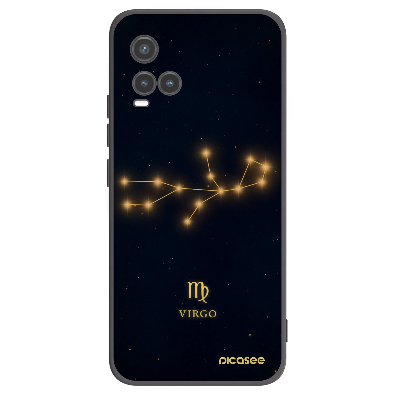 Picasee husă neagră din silicon pentru Vivo Y33s - VIRGO