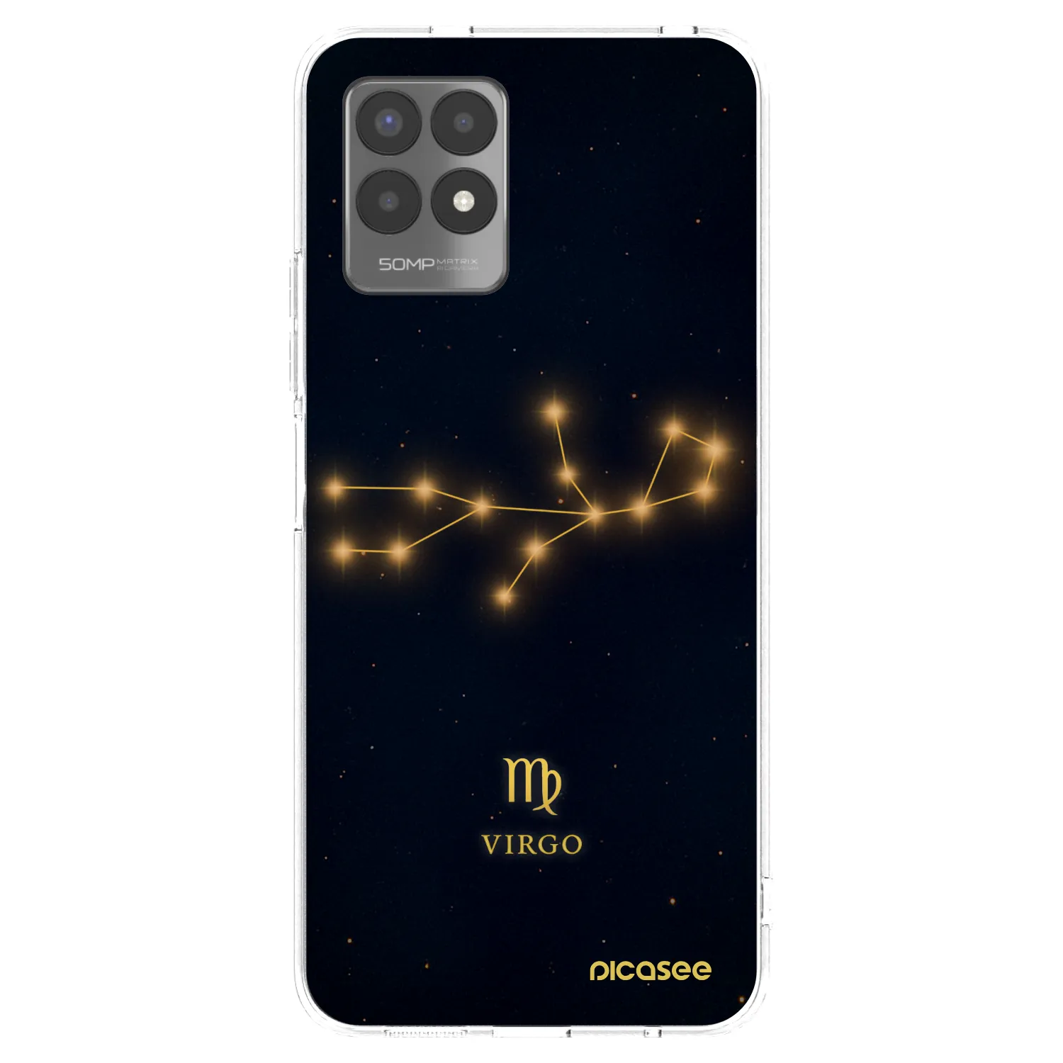 Picasee husă transparentă din silicon pentru Realme 8i - VIRGO