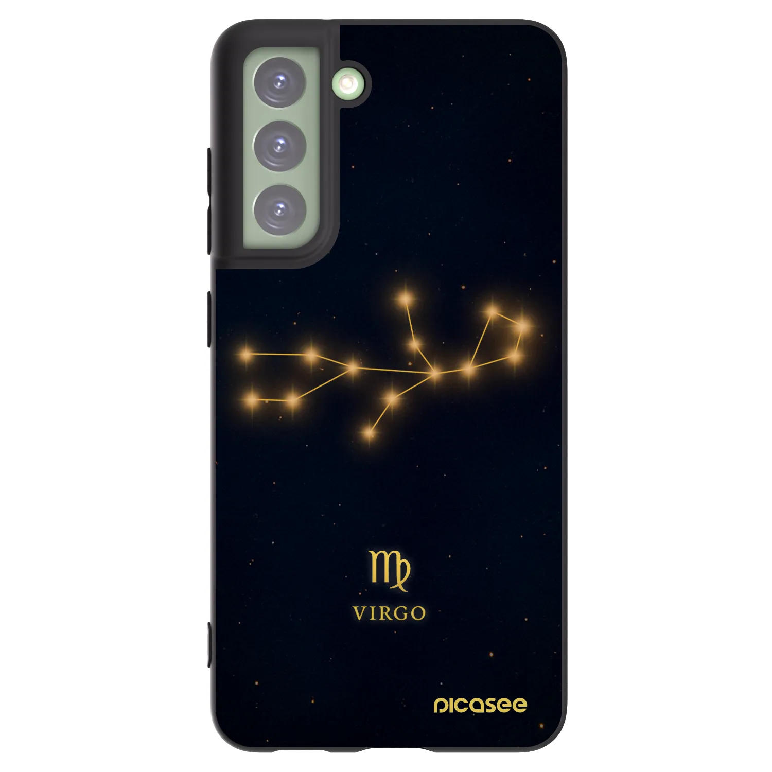 Picasee husă neagră din silicon pentru Samsung Galaxy S21 FE 5G - VIRGO