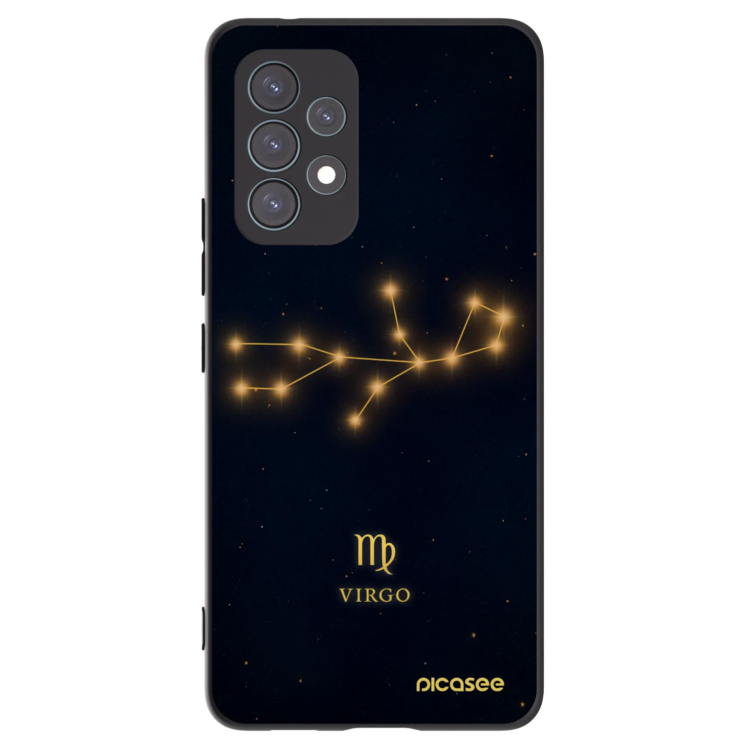 Picasee husă neagră din silicon pentru Samsung Galaxy A53 5G A536 - VIRGO