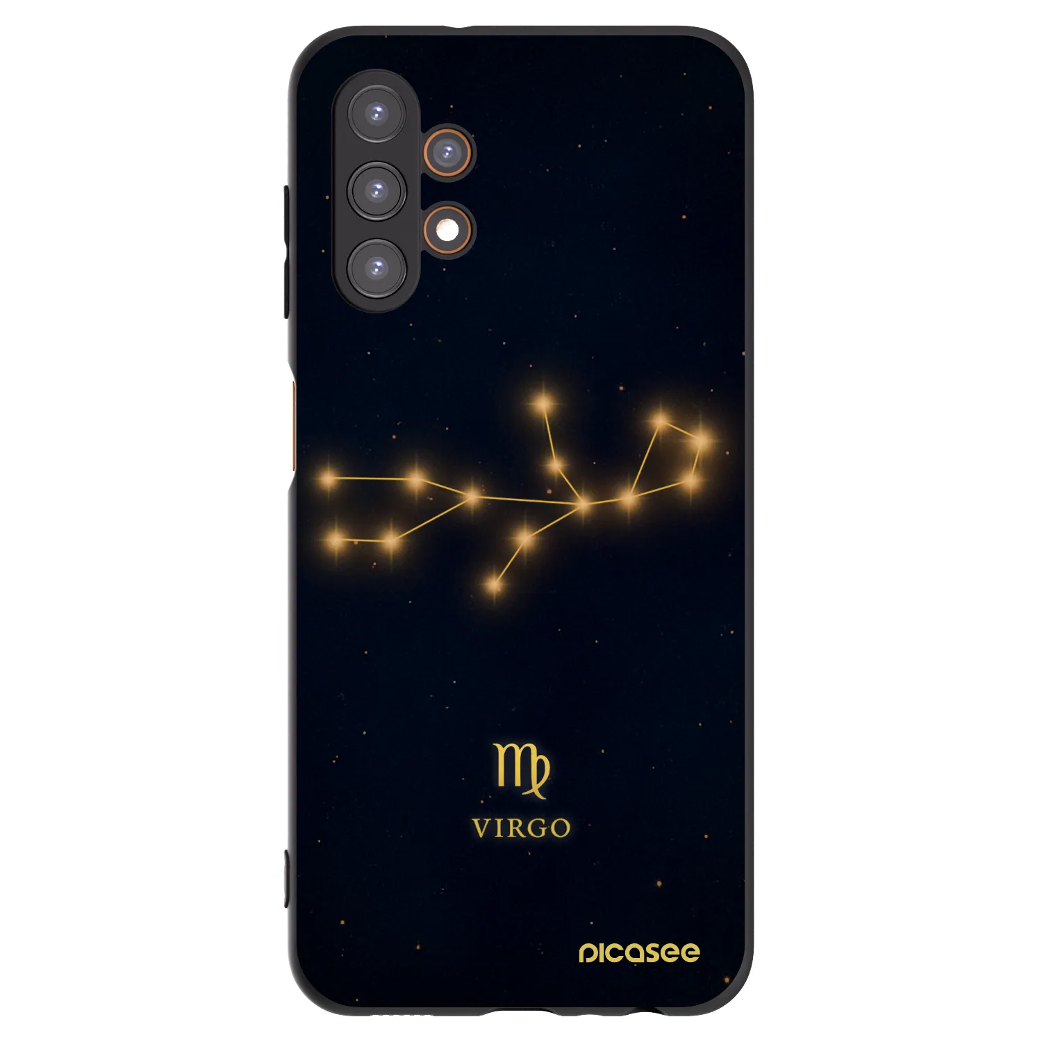 Picasee husă neagră din silicon pentru Samsung Galaxy A13 4G A135 - VIRGO