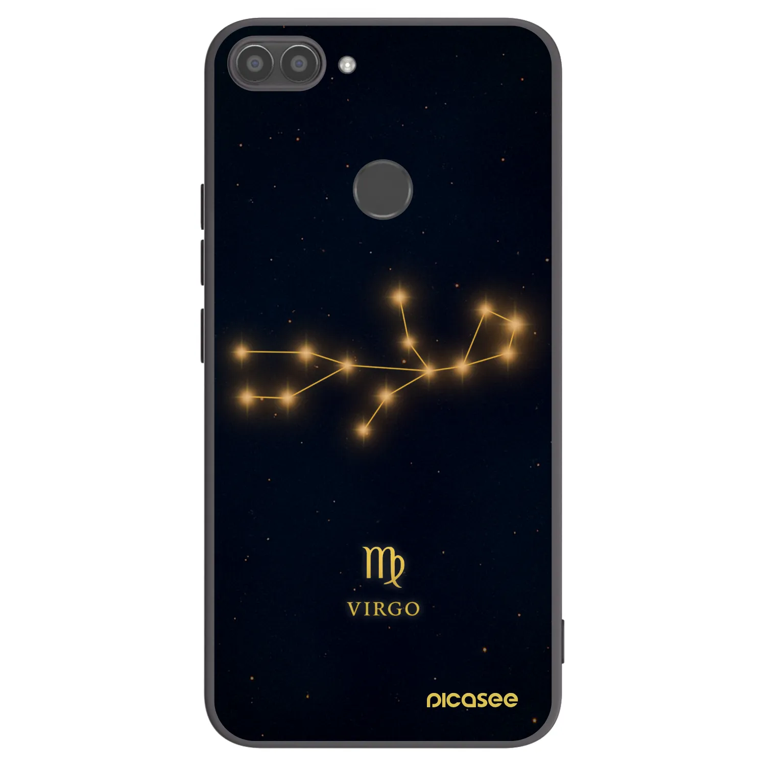 Picasee husă neagră din silicon pentru Huawei P Smart - VIRGO