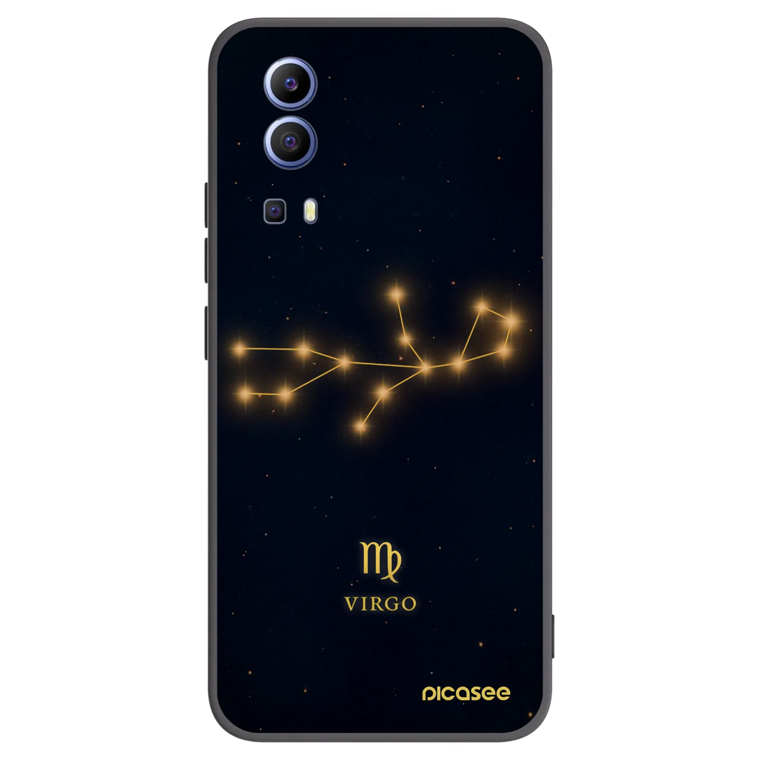 Picasee husă neagră din silicon pentru Vivo Y52 5G - VIRGO