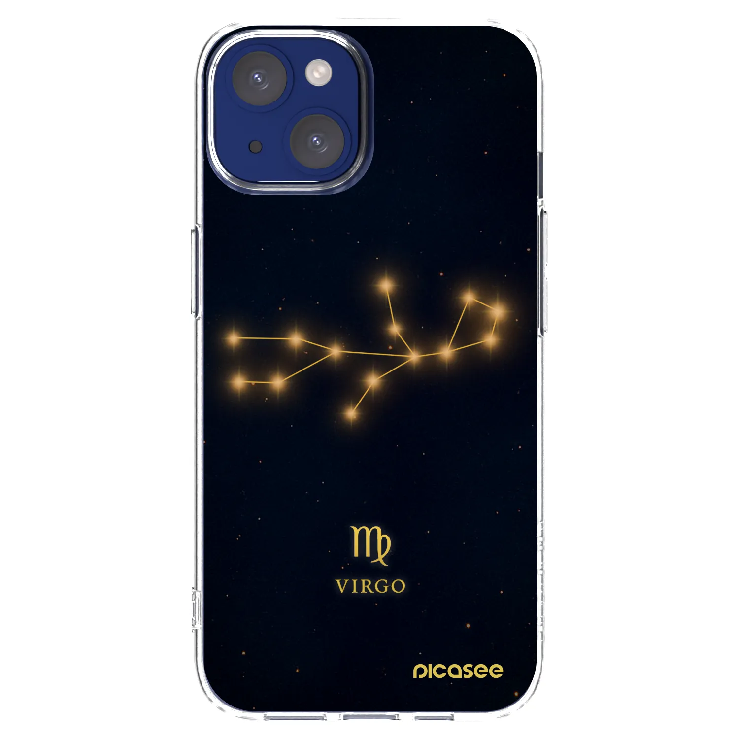 Picasee husă transparentă din silicon pentru Apple iPhone 14 - VIRGO