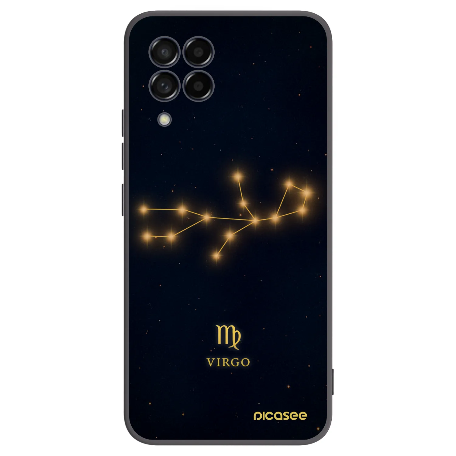 Picasee husă neagră din silicon pentru Samsung Galaxy M53 5G - VIRGO