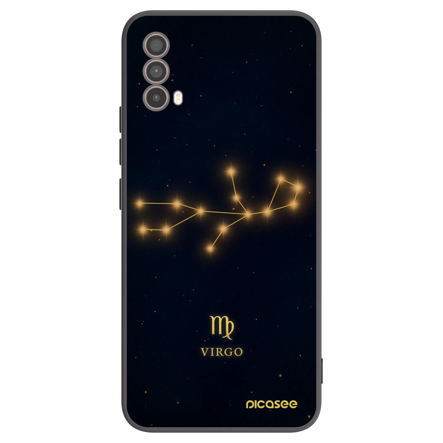 Picasee husă neagră din silicon pentru Motorola Moto E40 - VIRGO