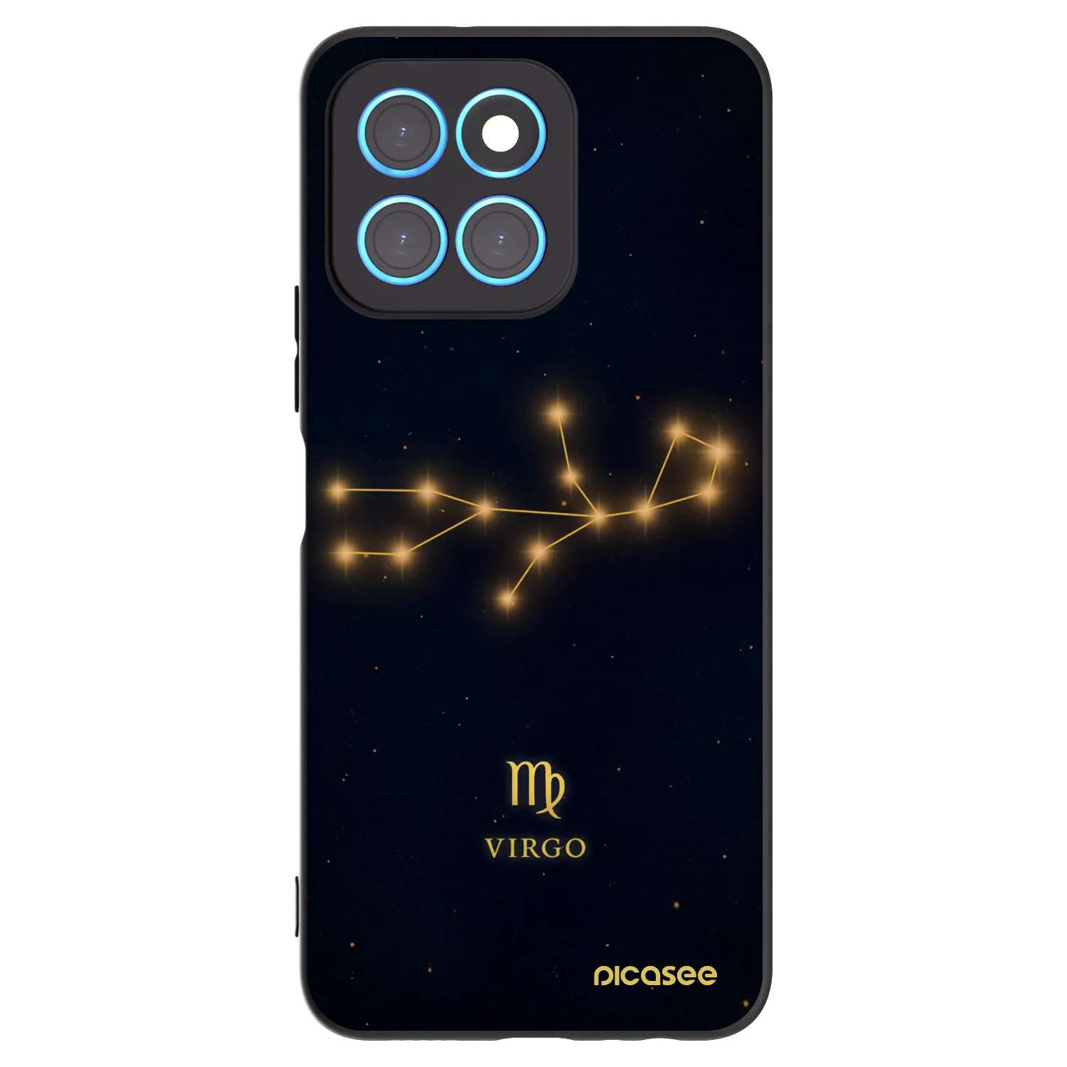 Picasee husă neagră din silicon pentru Honor X6 - VIRGO