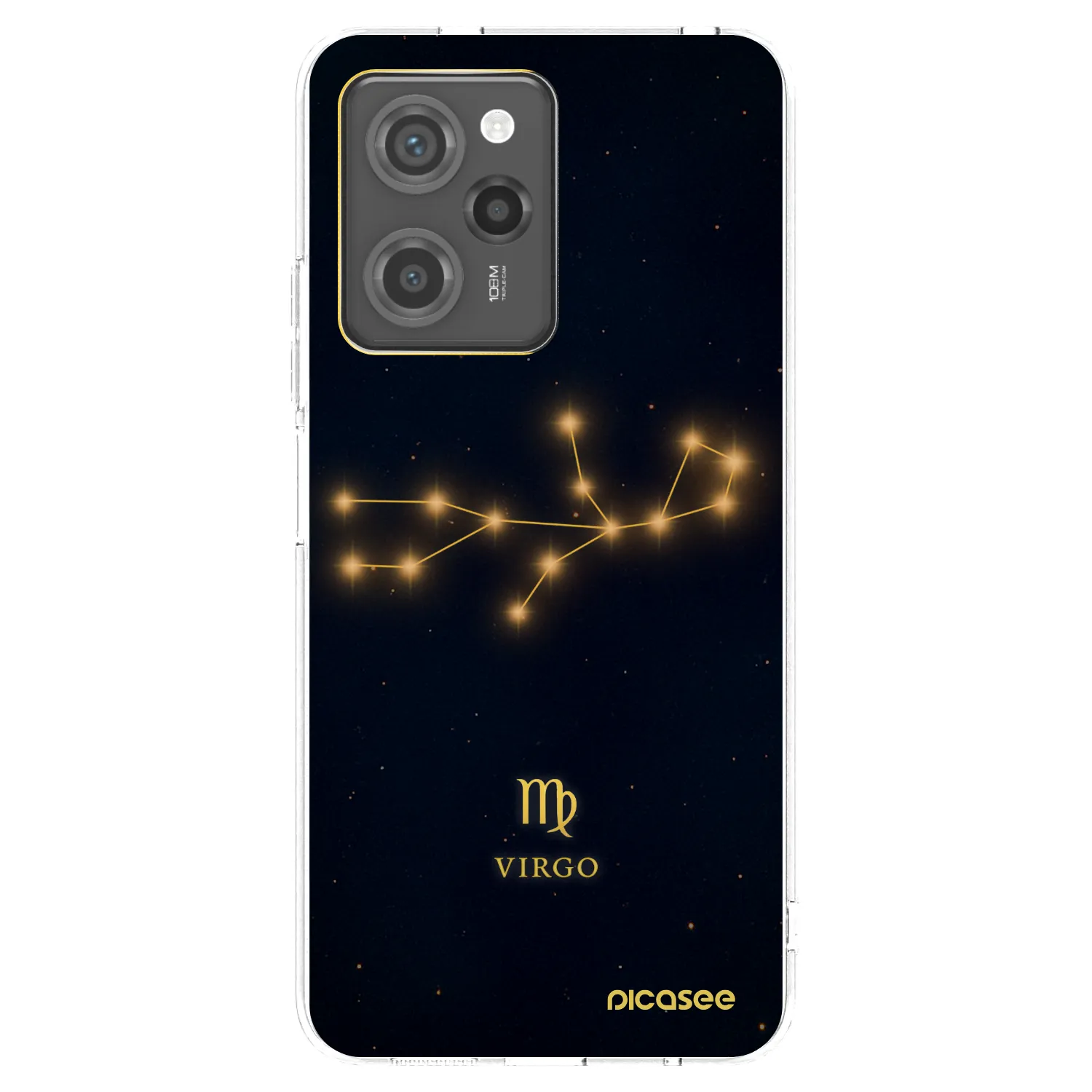 Picasee husă neagră din silicon pentru Xiaomi Poco X5 Pro - VIRGO