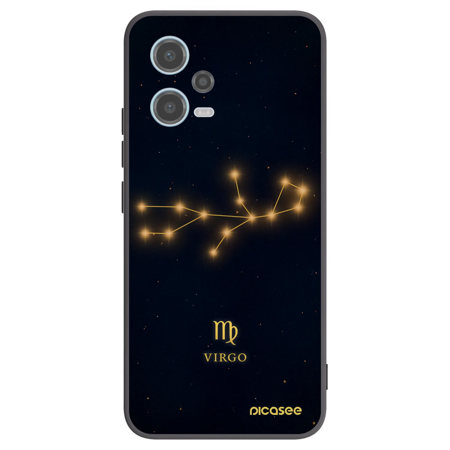 Picasee husă neagră din silicon pentru Xiaomi Redmi Note 12 5G - VIRGO